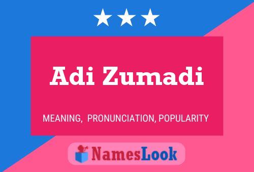 Poster del nome Adi Zumadi