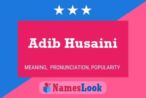 Poster del nome Adib Husaini