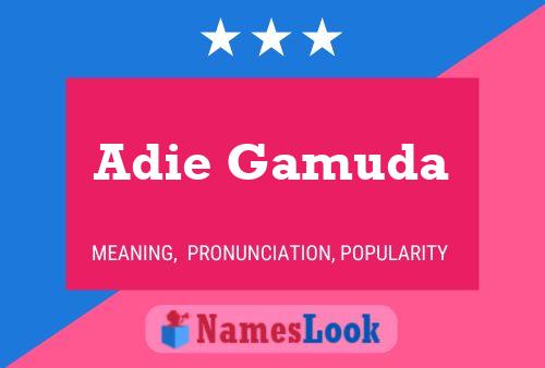 Poster del nome Adie Gamuda