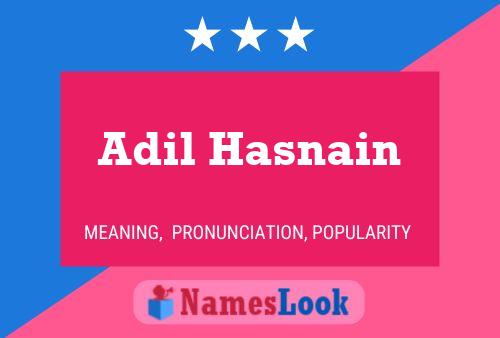 Poster del nome Adil Hasnain