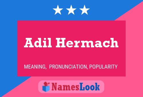 Poster del nome Adil Hermach