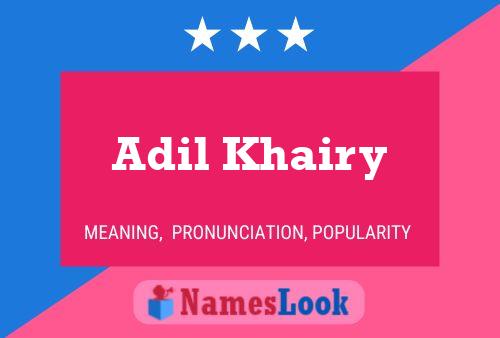 Poster del nome Adil Khairy