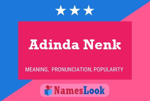 Poster del nome Adinda Nenk