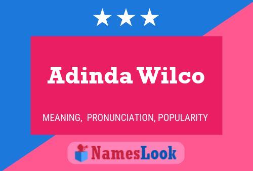 Poster del nome Adinda Wilco