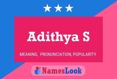 Poster del nome Adithya S