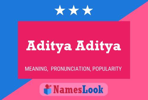 Poster del nome Aditya Aditya