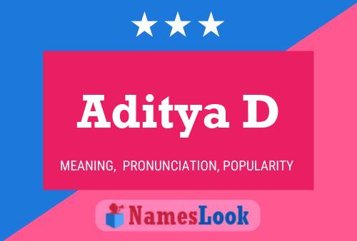 Poster del nome Aditya D