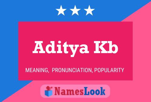 Poster del nome Aditya Kb