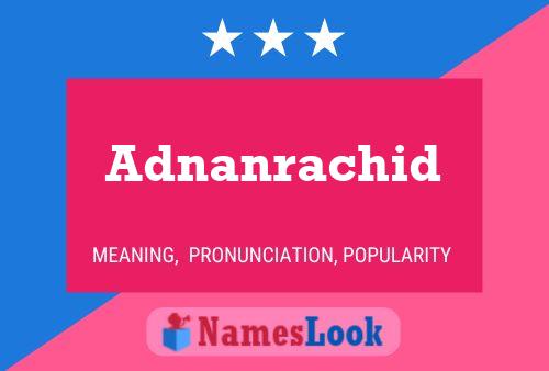 Poster del nome Adnanrachid