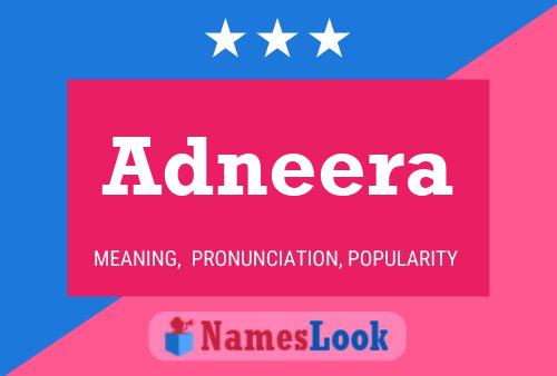 Poster del nome Adneera