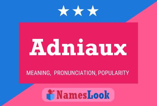 Poster del nome Adniaux