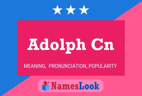 Poster del nome Adolph Cn