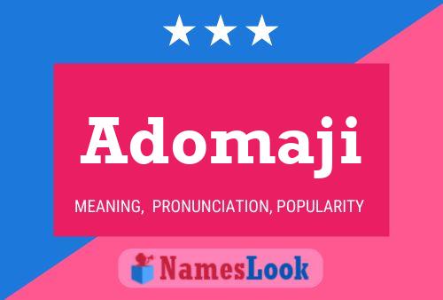 Poster del nome Adomaji