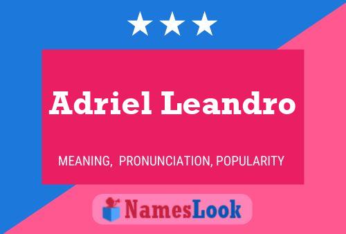 Poster del nome Adriel Leandro