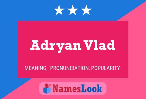 Poster del nome Adryan Vlad