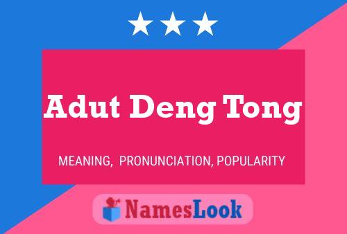 Poster del nome Adut Deng Tong