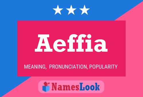 Poster del nome Aeffia