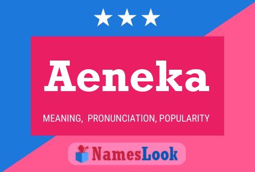 Poster del nome Aeneka