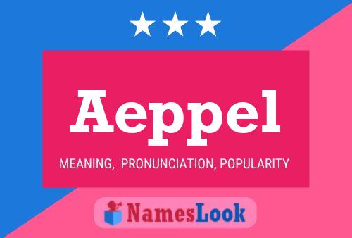 Poster del nome Aeppel