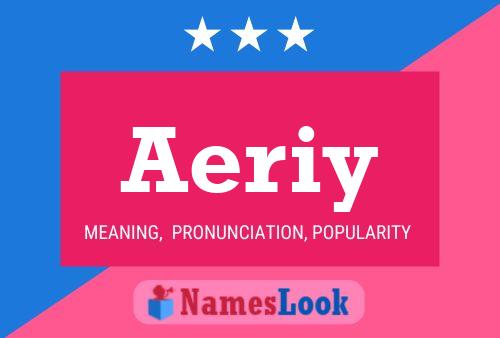 Poster del nome Aeriy