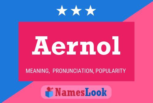 Poster del nome Aernol