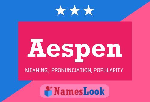 Poster del nome Aespen