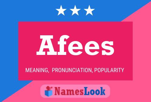 Poster del nome Afees