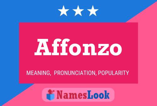 Poster del nome Affonzo