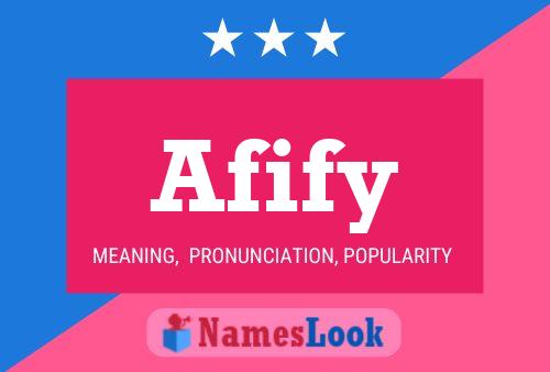 Poster del nome Afify