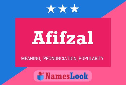 Poster del nome Afifzal