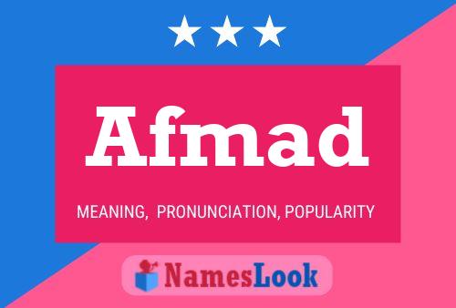 Poster del nome Afmad