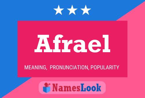 Poster del nome Afrael