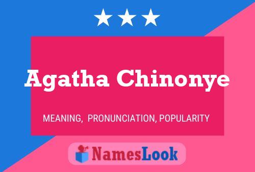 Poster del nome Agatha Chinonye