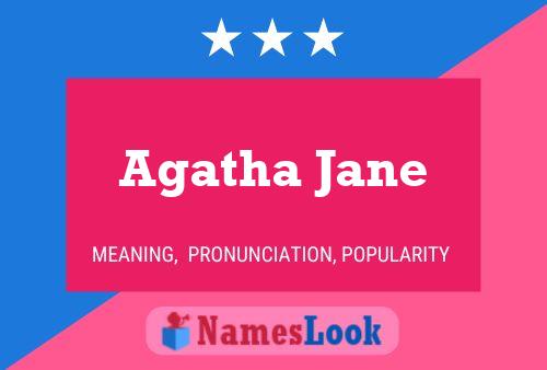 Poster del nome Agatha Jane