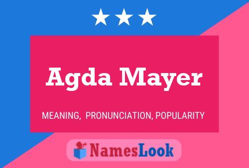 Poster del nome Agda Mayer