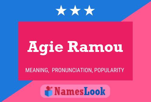 Poster del nome Agie Ramou