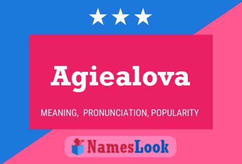 Poster del nome Agiealova