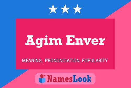 Poster del nome Agim Enver