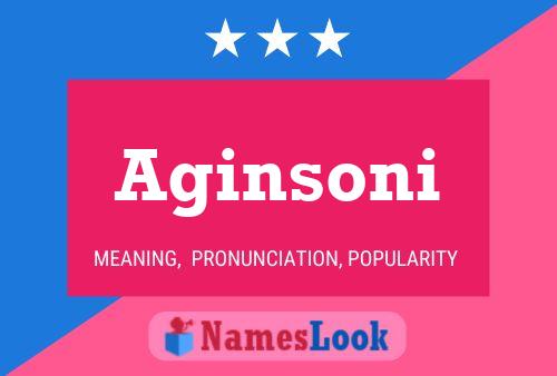 Poster del nome Aginsoni