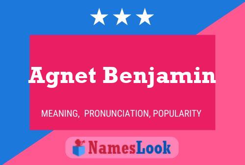 Poster del nome Agnet Benjamin