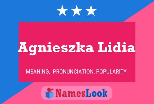 Poster del nome Agnieszka Lidia