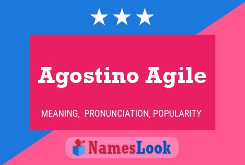 Poster del nome Agostino Agile