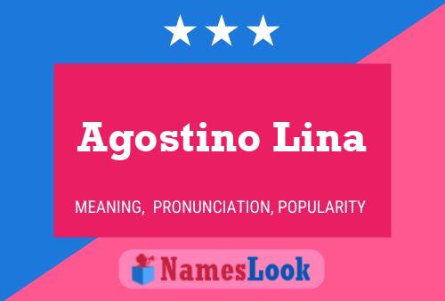 Poster del nome Agostino Lina