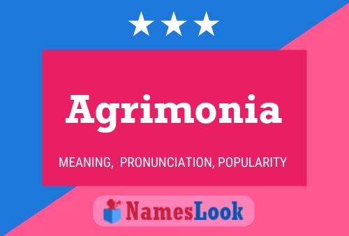 Poster del nome Agrimonia