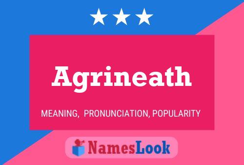 Poster del nome Agrineath