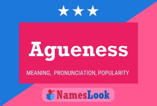 Poster del nome Agueness