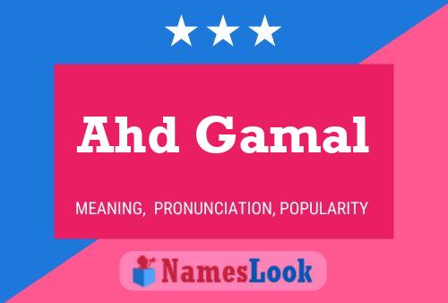 Poster del nome Ahd Gamal