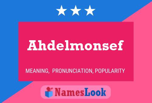 Poster del nome Ahdelmonsef