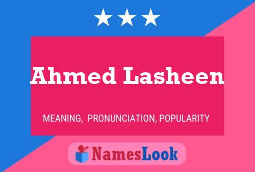 Poster del nome Ahmed Lasheen