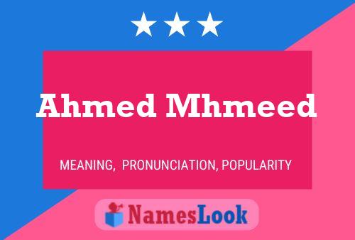 Poster del nome Ahmed Mhmeed